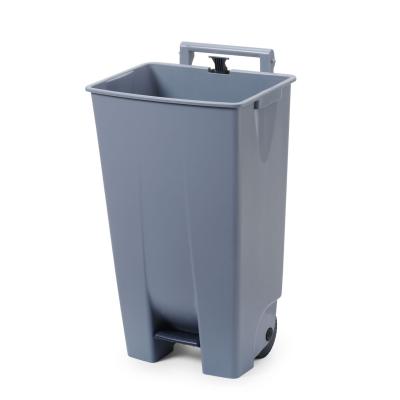 Nádoba na odpadky, HENDI, 120L, Světle šedá, 510x425x(H)875mm | 873458